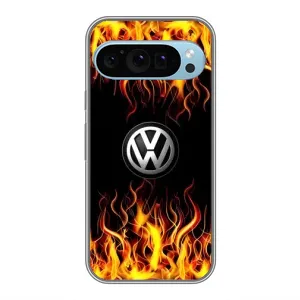 Чехол "Фольксваген" для Google Pixel 9 (Огненный Лого)