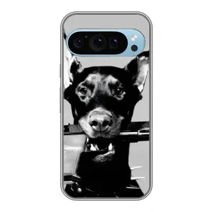 Чохол з малюнком «Небезпечний доберман» для Google Pixel 9