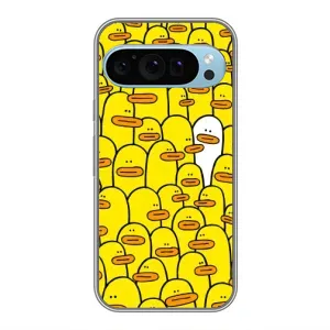 Силиконовый бампер с картинкой животных для Google Pixel 9 (Особенный)