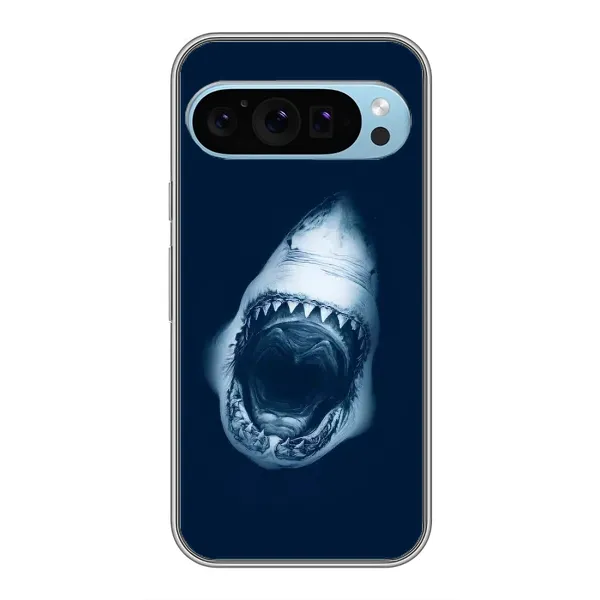 Чехол с рисунком «Пасть Акулы» для Google Pixel 9