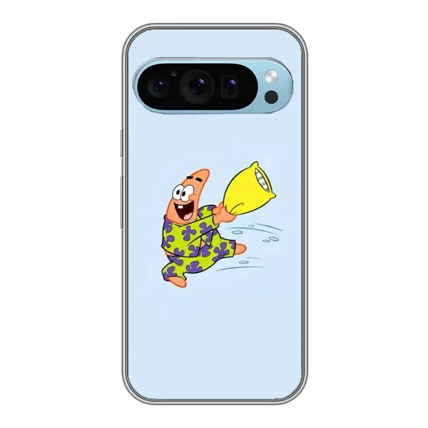 Чехол с рисунком «Патрик с подушкой» для Google Pixel 9
