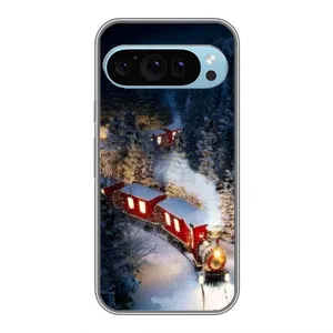 Силіконовий бампер на різдво для Google Pixel 9 (Потяг)