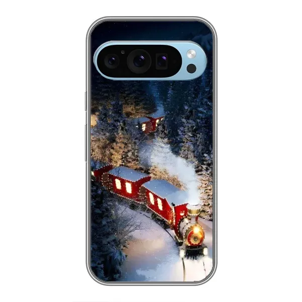 Чехол с рисунком «Поезд» для Google Pixel 9 Чехол с рисунком «Поезд» для Google Pixel 9