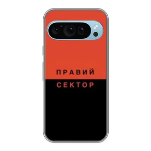 Чехлы УПА (Красно-Чёрный) на Google Pixel 9 (Правый Серктор)