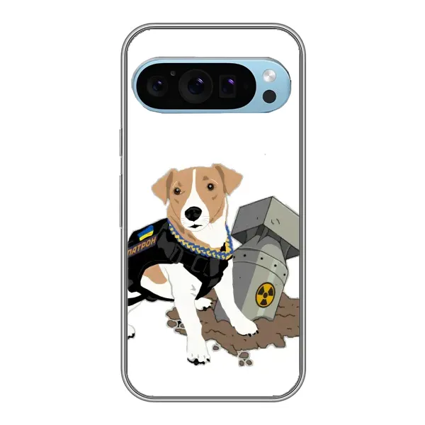 Чехол с рисунком «Пёс Патрон с ракетой» для Google Pixel 9 Чехол с рисунком «Пёс Патрон с ракетой» для Google Pixel 9