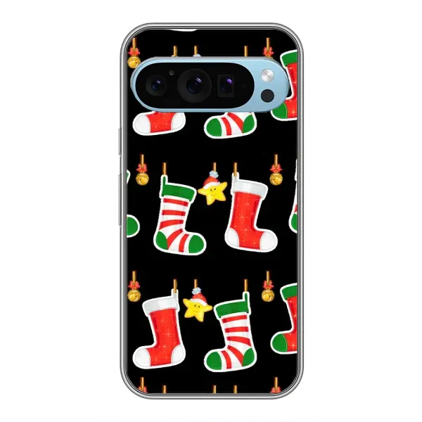 Чехол с рисунком «Рождественские подарки» для Google Pixel 9 Чехол с рисунком «Рождественские подарки» для Google Pixel 9