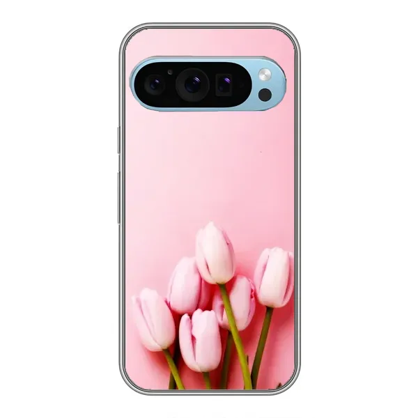 Чехол с рисунком «Розовые тюльпаны» для Google Pixel 9 Чехол с рисунком «Розовые тюльпаны» для Google Pixel 9