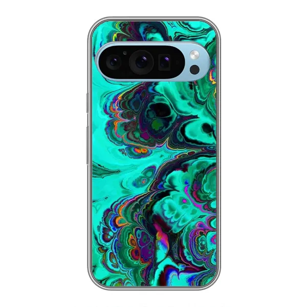 Чехол с рисунком «Салатный мрамор» для Google Pixel 9 Чехол с рисунком «Салатный мрамор» для Google Pixel 9