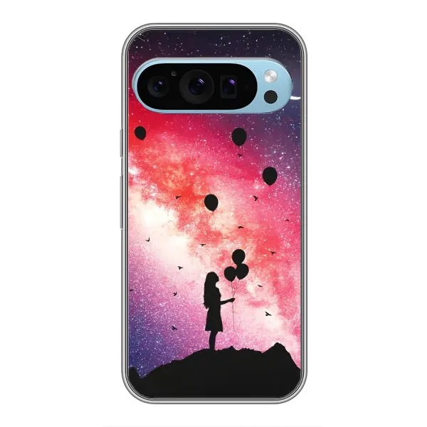 Чехол с рисунком «Шарики в небе» для Google Pixel 9 Чехол с рисунком «Шарики в небе» для Google Pixel 9