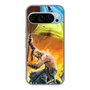 Чехол с картинкой (Патриотический КОЗАК) на Google Pixel 9 (Сильный Козак)