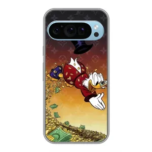 Силиконовый чехол для Google Pixel 9 (Скрудж Луи Виттон)