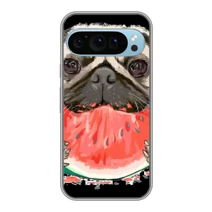 Чохол (ТПУ) Милі песики для Google Pixel 9 (Смішний Мопс)