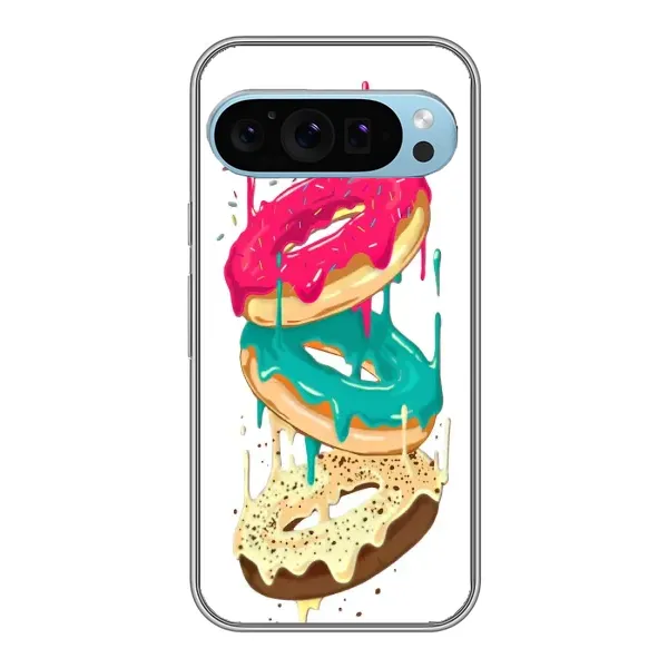 Чехол с рисунком «Сочные пончики» для Google Pixel 9 Чехол с рисунком «Сочные пончики» для Google Pixel 9