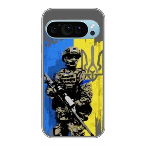 Чохли з принтом (Воїни ЗСУ) для  Google Pixel 9 (Солдат ЗСУ)