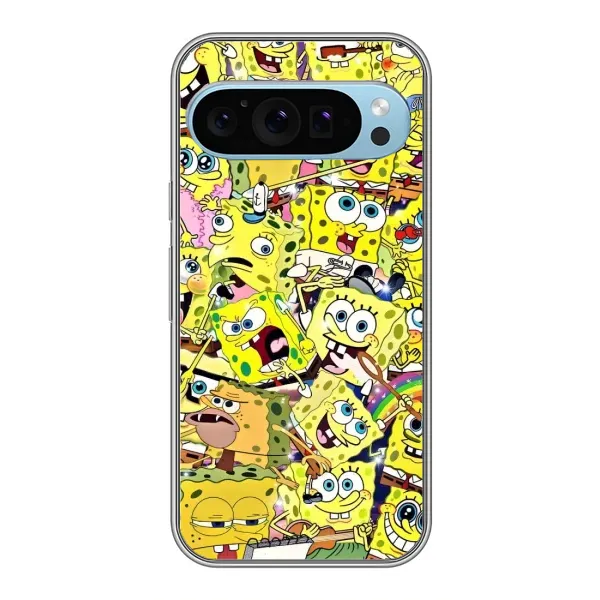Чехол с рисунком «Спанч Боб Арт» для Google Pixel 9