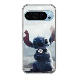 Чохол з малюнком Стіч для Google Pixel 9 (Стіч з квіткою)
