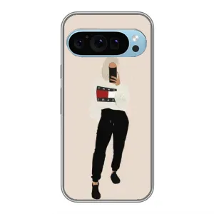 Силиконовый Чехол на Google Pixel 9 с картинкой Стильных Девушек (Стильная)