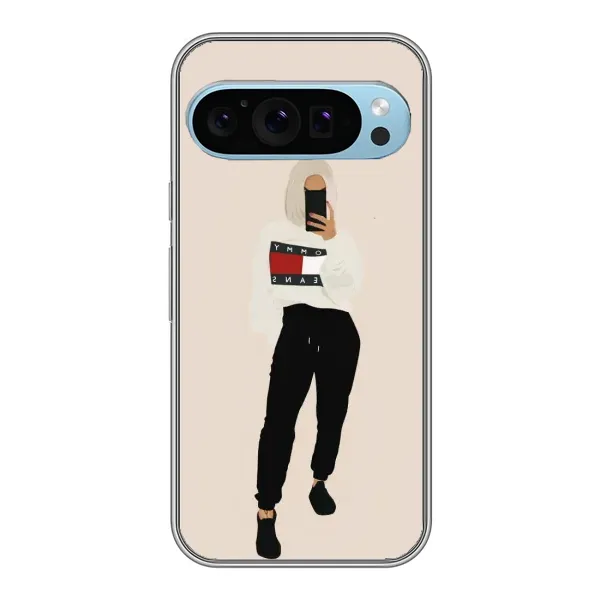 Чехол с рисунком «Стильная» для Google Pixel 9