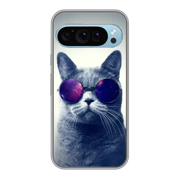 Чехол с рисунком «Стильный КОТ» для Google Pixel 9 Чехол с рисунком «Стильный КОТ» для Google Pixel 9