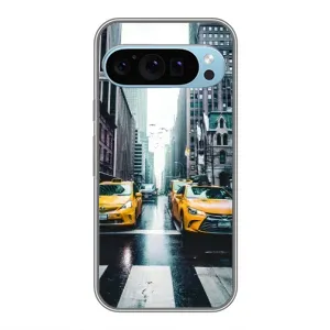Силиконовый бампер (Работники) на Google Pixel 9 (Такси)