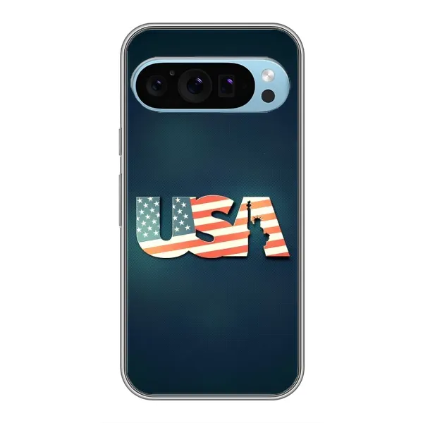 Чехол с рисунком «USA» для Google Pixel 9