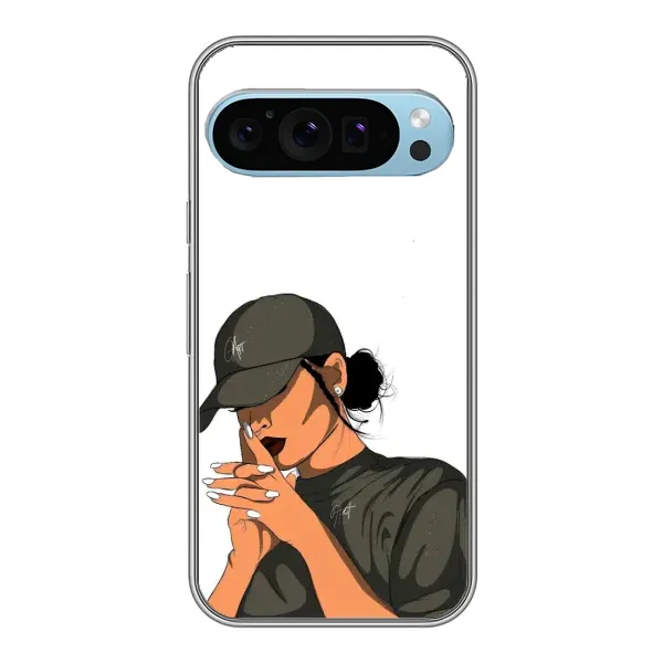 Чехол с рисунком «В зеленом» для Google Pixel 9