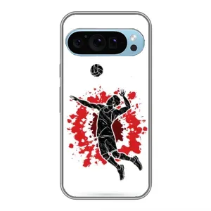 Чохли з прінтом Спортивна тематика для Google Pixel 9 (Волейболіст)