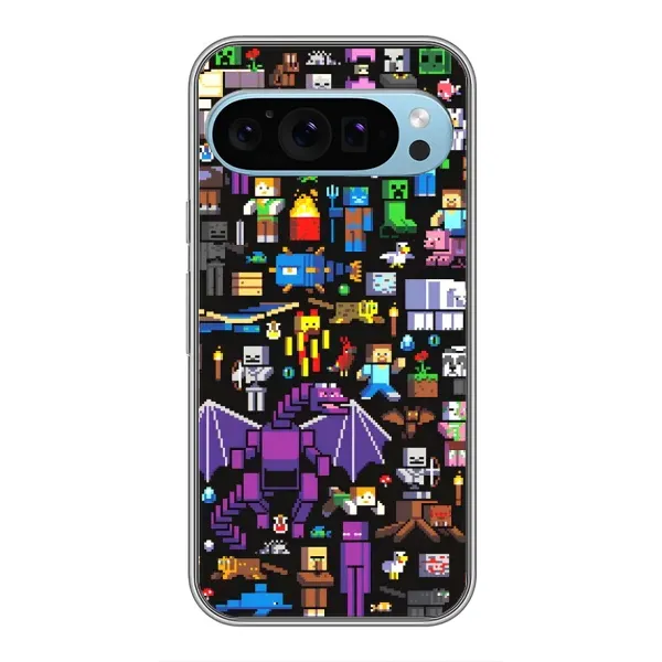 Чехол с рисунком «Все персонажи» для Google Pixel 9