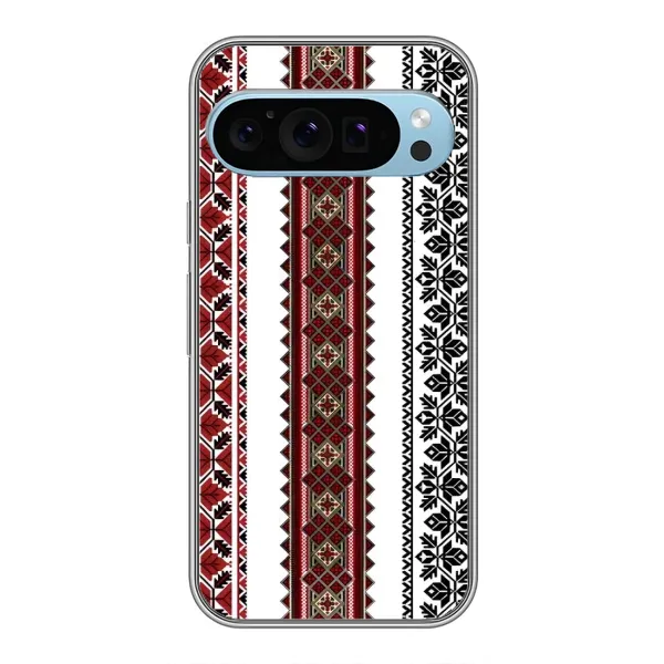 Чехол с рисунком «Вышиваночки» для Google Pixel 9