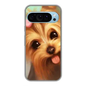 Чохол (ТПУ) Милі песики для Google Pixel 9 (Йоркширський тер'єр)