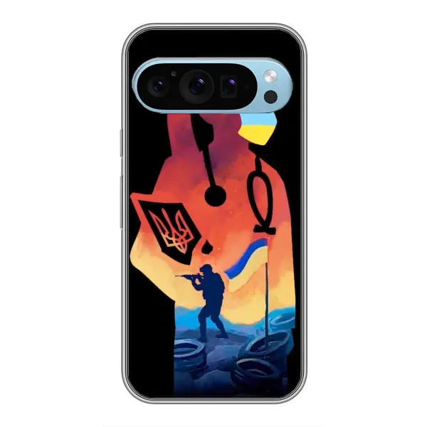 Чохол з малюнком «ЗСУ Лікар» для Google Pixel 9 Чохол з малюнком «ЗСУ Лікар» для Google Pixel 9