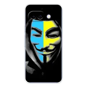 Чохол з Українською символікою на Піксель 9А (Анонімус  патріот)