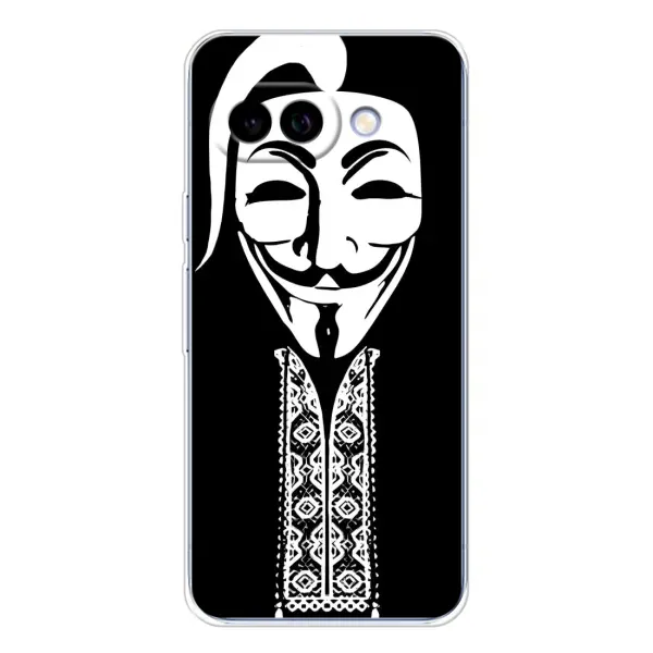 Чехол с рисунком «Анонимус» для Google Pixel 9A Чехол с рисунком «Анонимус» для Google Pixel 9A