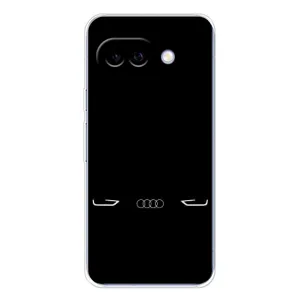 Силіконовий бампер з картинкою машини на Google Pixel 9A (Сілует Audi)