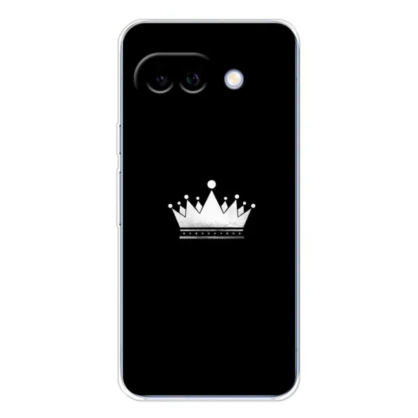 Чехол с рисунком «Белая корона» для Google Pixel 9A Чехол с рисунком «Белая корона» для Google Pixel 9A