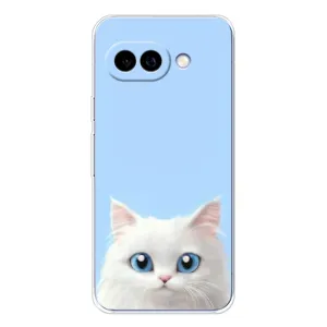Чехол на тематику: Коты для Google Pixel 9A (Белый кот)
