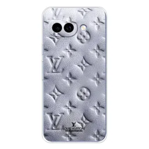 Текстурный Чехол Louis Vuitton для Пиксель 9А (Белый ЛВ)