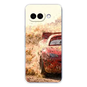 Чехол с принтом Маквин для Google Pixel 9A (Маквин в грязи)