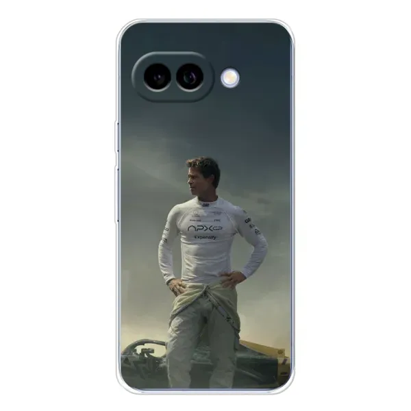 Чехол с рисунком «Бред Питт» для Google Pixel 9A Чехол с рисунком «Бред Питт» для Google Pixel 9A