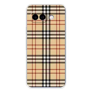 Чехол с Брендами одежды на Пиксель 9А (Burberry стиль)