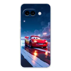 Чехол с принтом Маквин для Google Pixel 9A (Ночной Маквин Тачки)