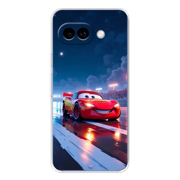 Чехол с рисунком «Ночной Маквин Тачки» для Google Pixel 9A Чехол с рисунком «Ночной Маквин Тачки» для Google Pixel 9A