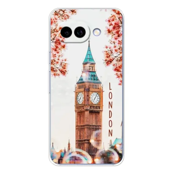 Чехол с рисунком «Часы Лондон» для Google Pixel 9A Чехол с рисунком «Часы Лондон» для Google Pixel 9A