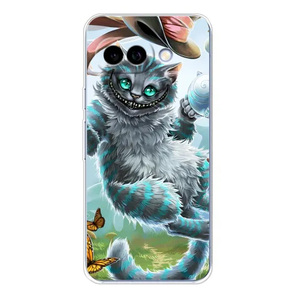 Чехол с рисунком «Чеширский КОТИК» для Google Pixel 9A Чехол с рисунком «Чеширский КОТИК» для Google Pixel 9A