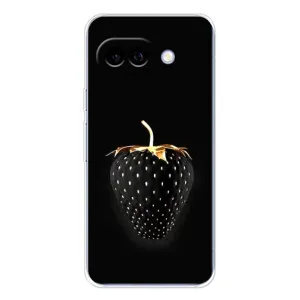 Чехол с изображением  вкусной еды для Google Pixel 9A (Чёрная клубника)