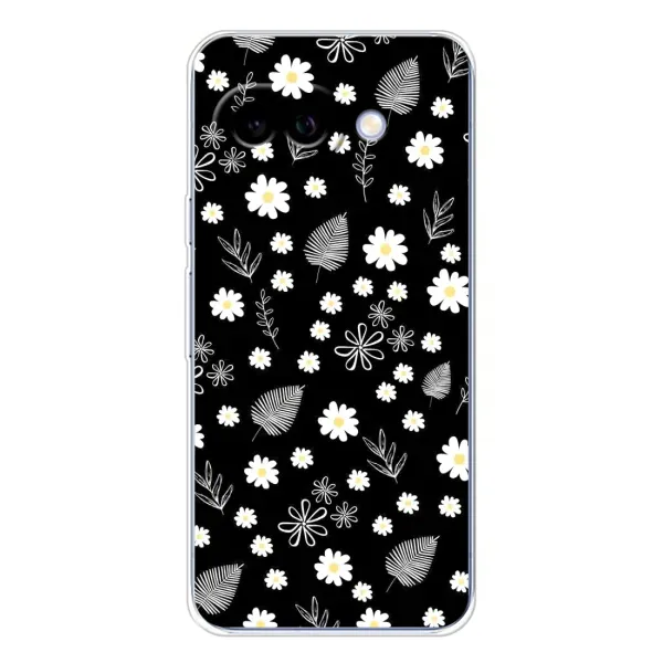 Чехол с рисунком «цветение на чорном» для Google Pixel 9A Чехол с рисунком «цветение на чорном» для Google Pixel 9A