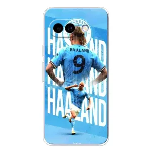 Чохли з принтом на Google Pixel 9A Футболіст (Erling Haaland)