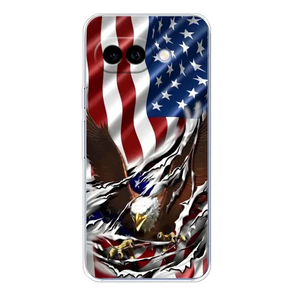 Чехол с рисунком «Флаг USA» для Google Pixel 9A