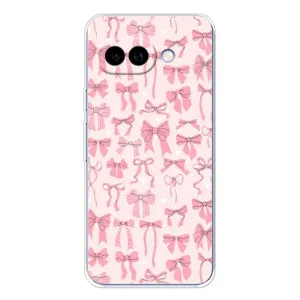 Чехол банты для Google Pixel 9A (Фон бантики)