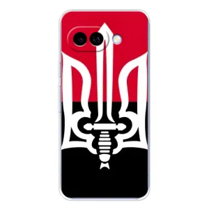 Чехлы УПА (Красно-Чёрный) на Google Pixel 9A (Герб Украины)